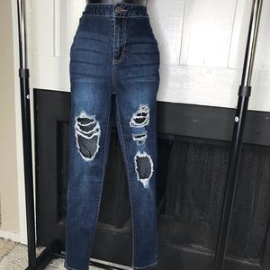 Jean High Top Pants.